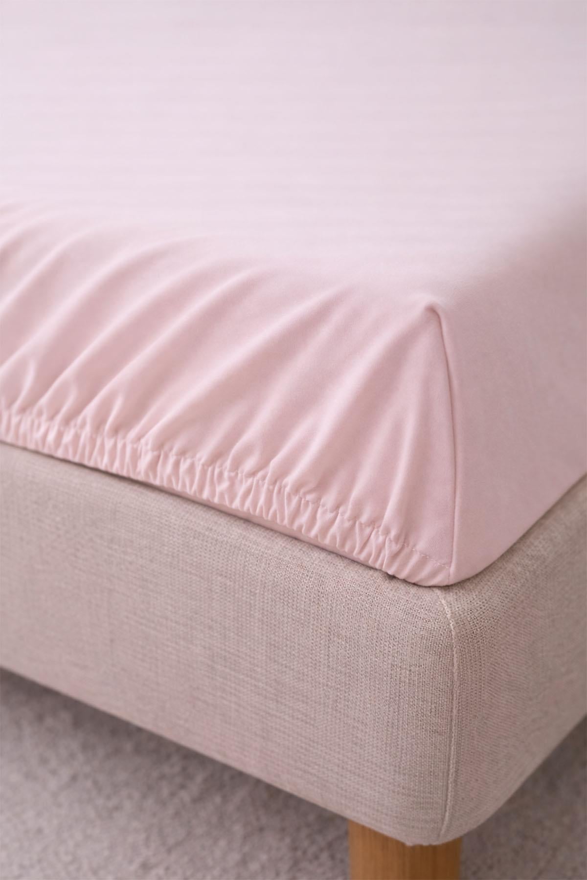 Drap-housse basique en satin de coton, taille super king (200 x 200 cm)