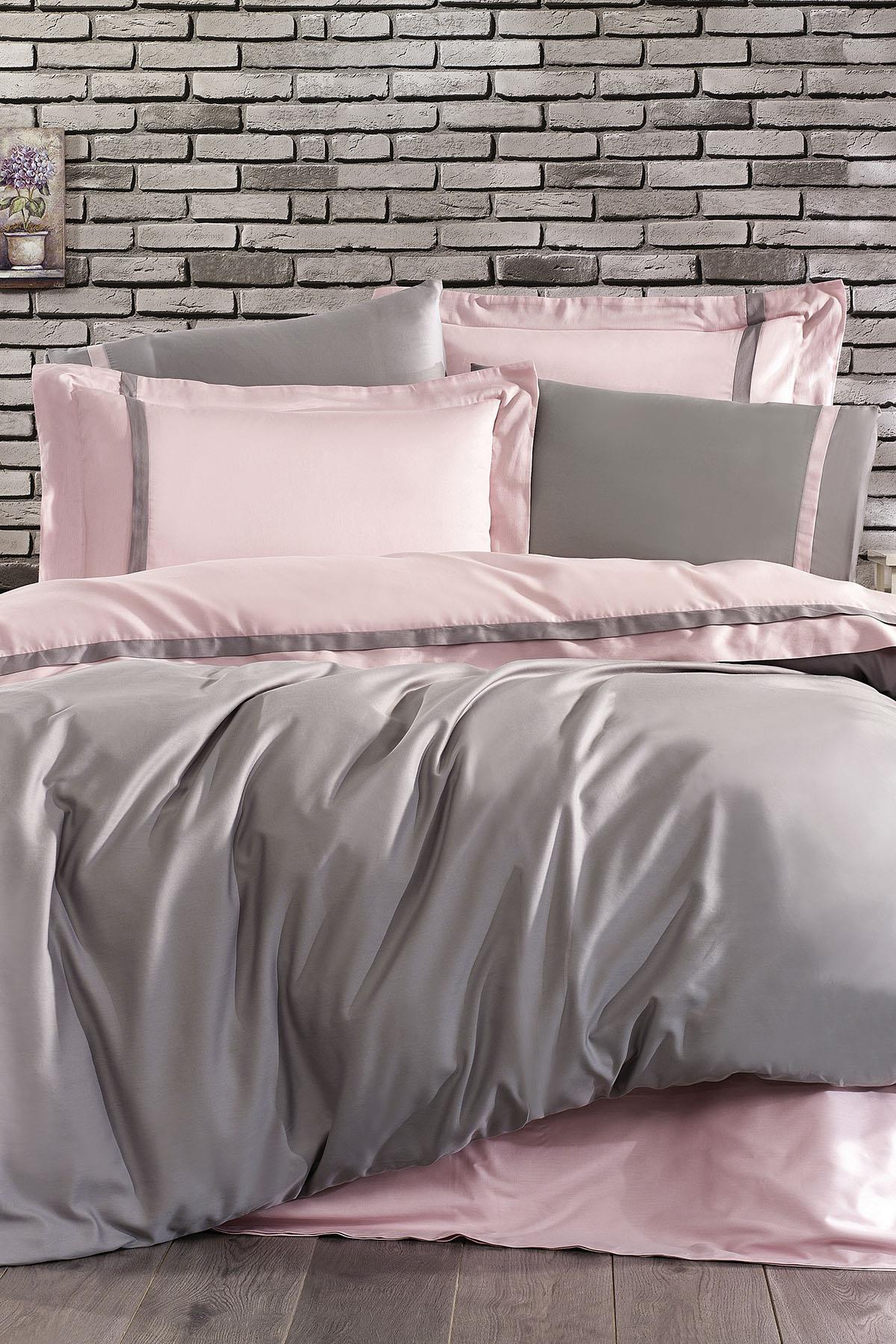 Parure de lit 6 pièces pour lit double Elite 100 % coton