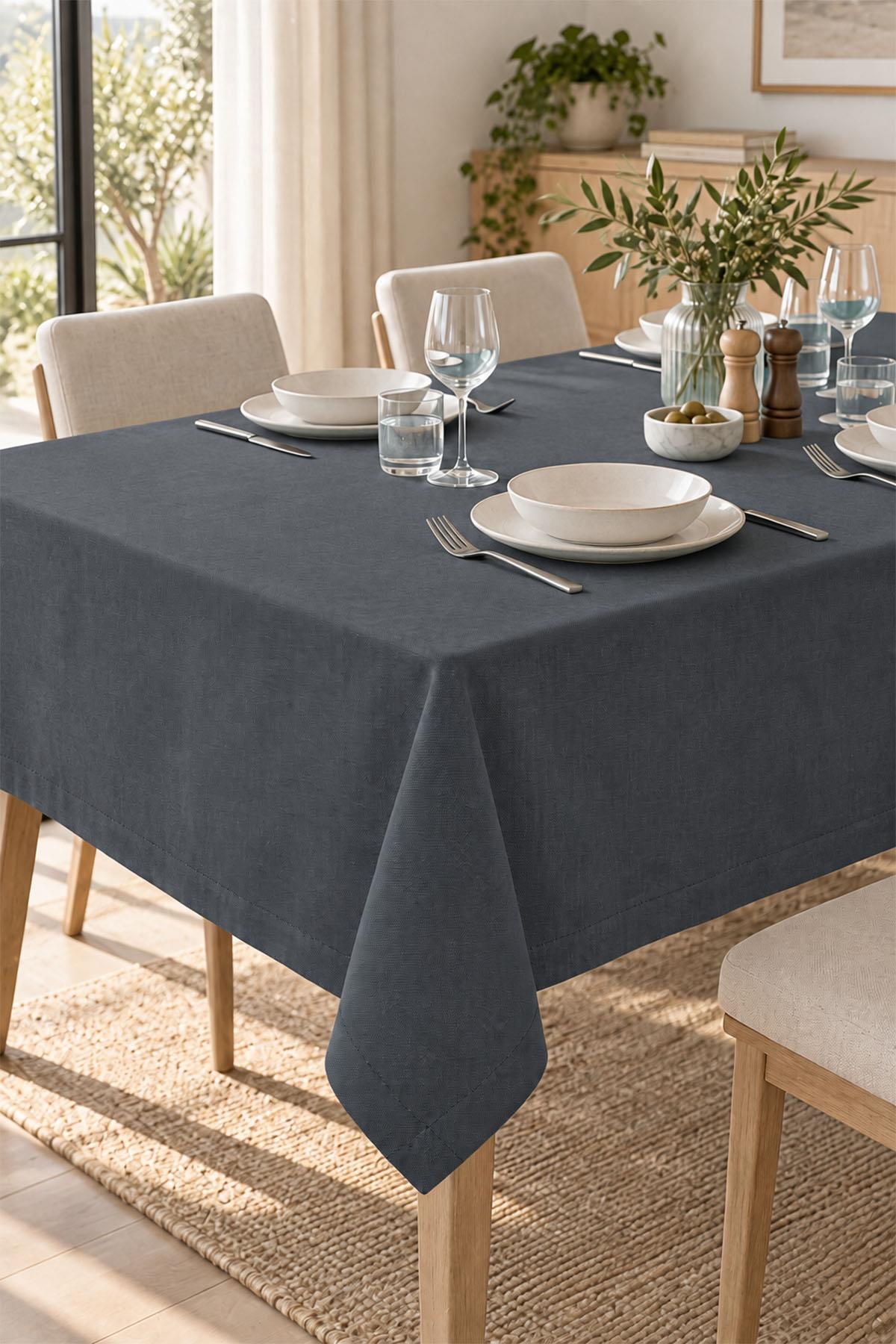 Nappe unie Sun, résistante aux taches et facile à utiliser (150 x 220 cm)