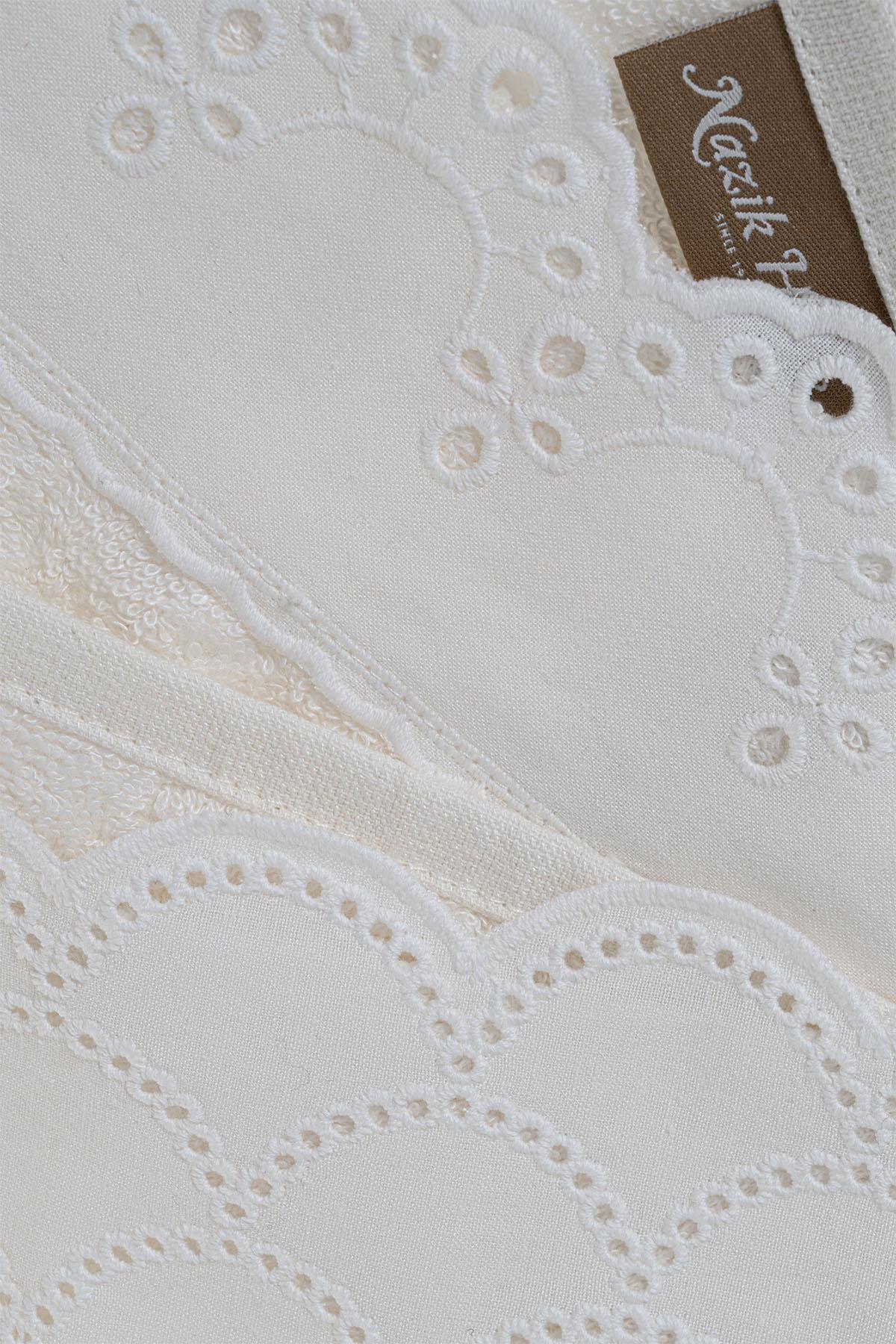 Set de 4 serviettes invité en bambou Verona (30 x 30 cm)