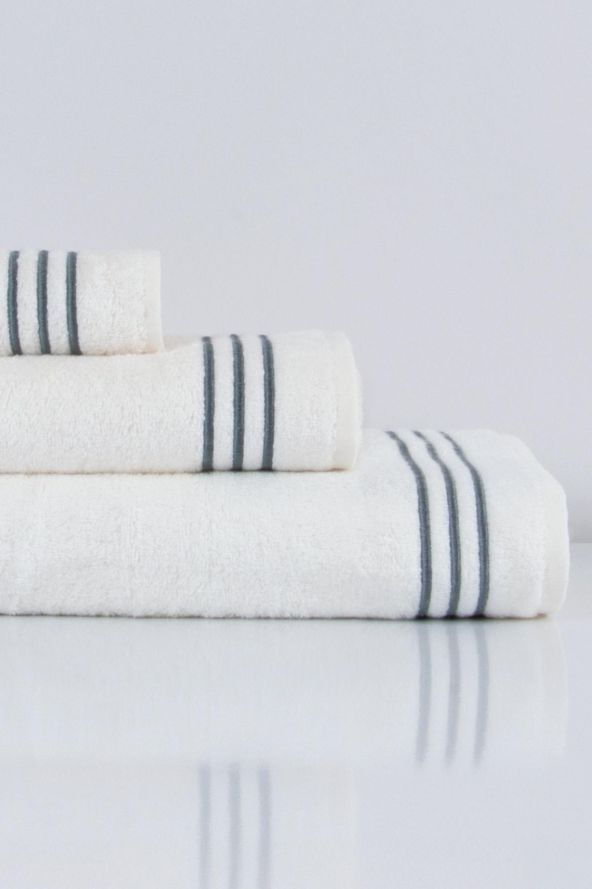 Zen Embroidered Bath Towel (90 x 150 cm) - Nazik Home - Value for My Home!
