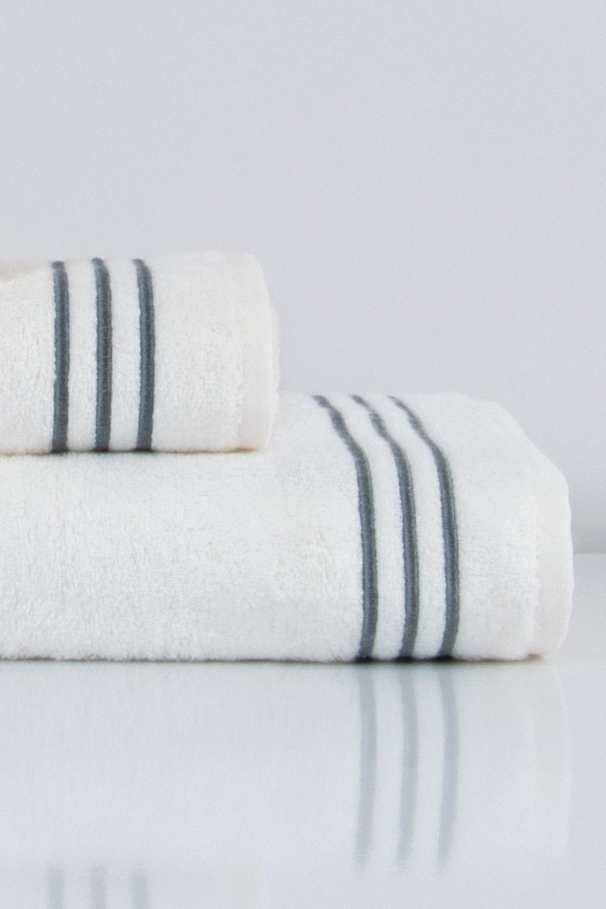 Zen Embroidered Bath Towel (90 x 150 cm) - Nazik Home - Value for My Home!