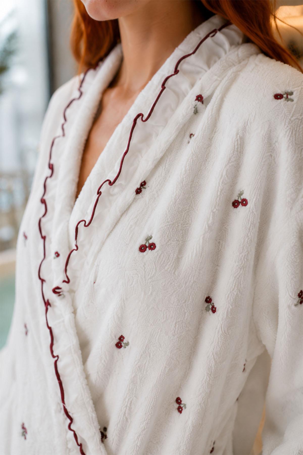 Ensemble peignoir femme Cherry Cotton