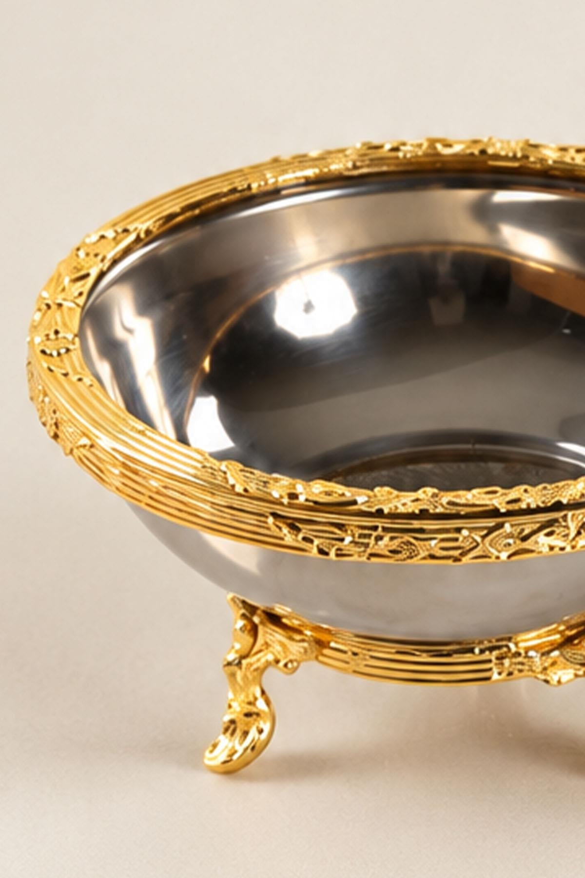 Bol de service détaillé Kessa Gold (14 cm)