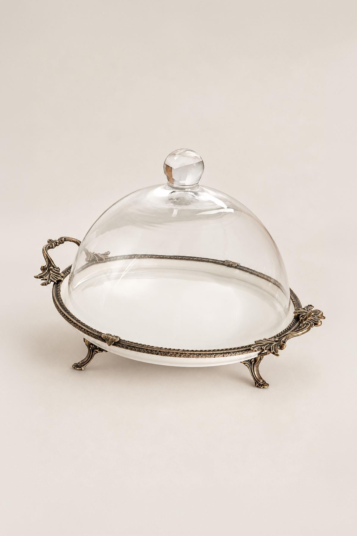 Plat de service en porcelaine Sierra Antique Detail avec couvercle (29 cm)