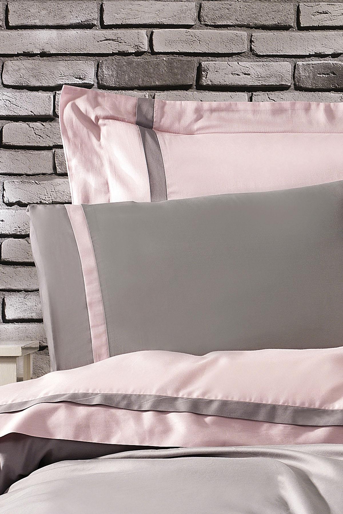 Parure de lit 6 pièces pour lit double Elite 100 % coton