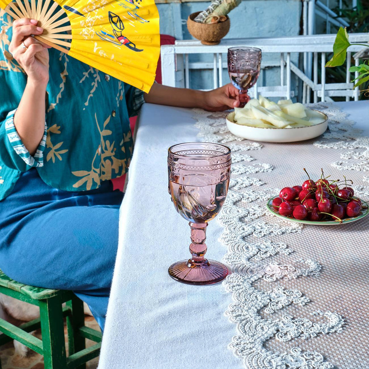 Nappe avec chemin de table Campe (150 x 320 cm)