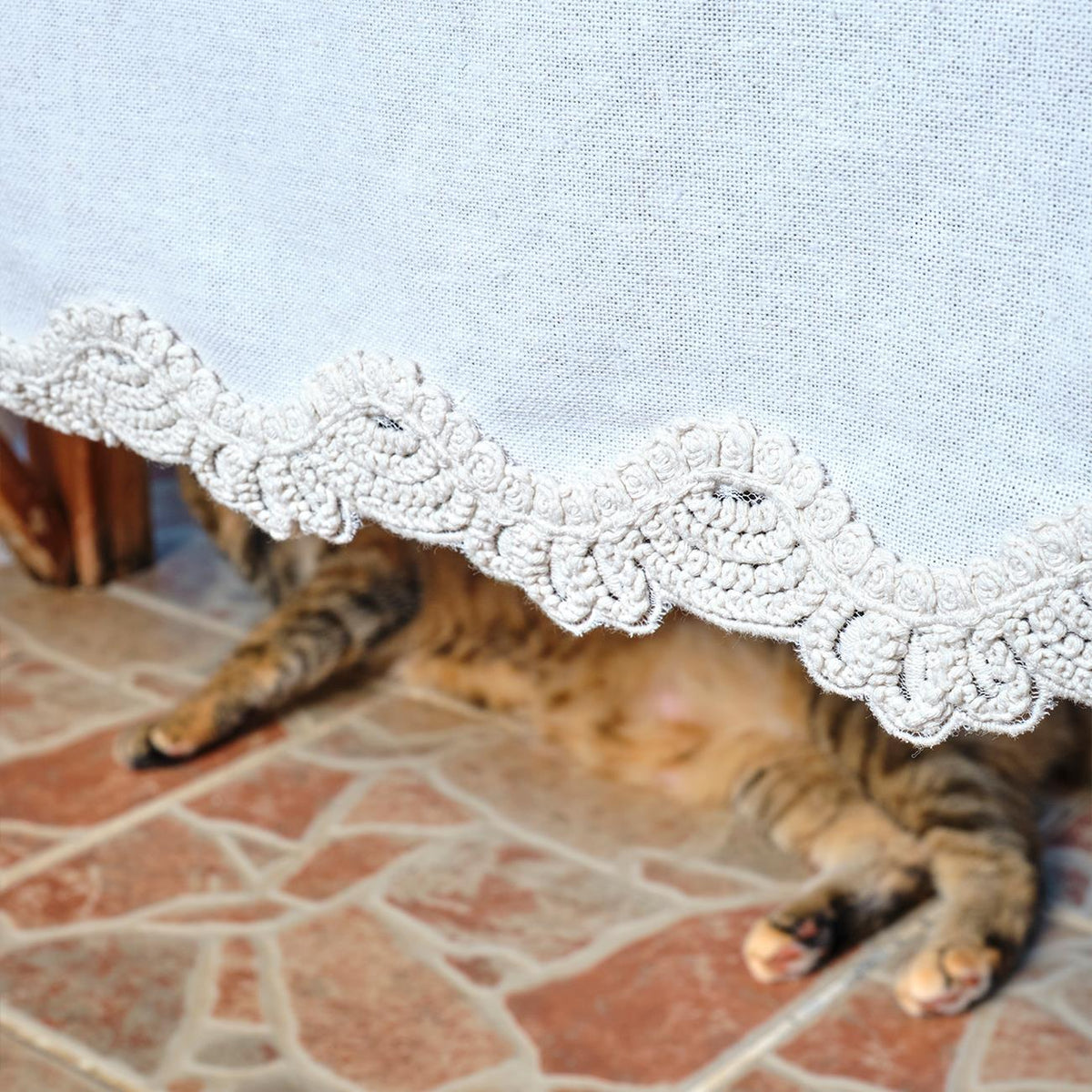 Nappe avec chemin de table Campe (150 x 320 cm)